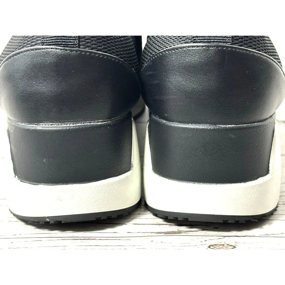 Alfani Step‎ In Flex Sneakers Black Pull-on Size 8.5 Women's Black Sneakers